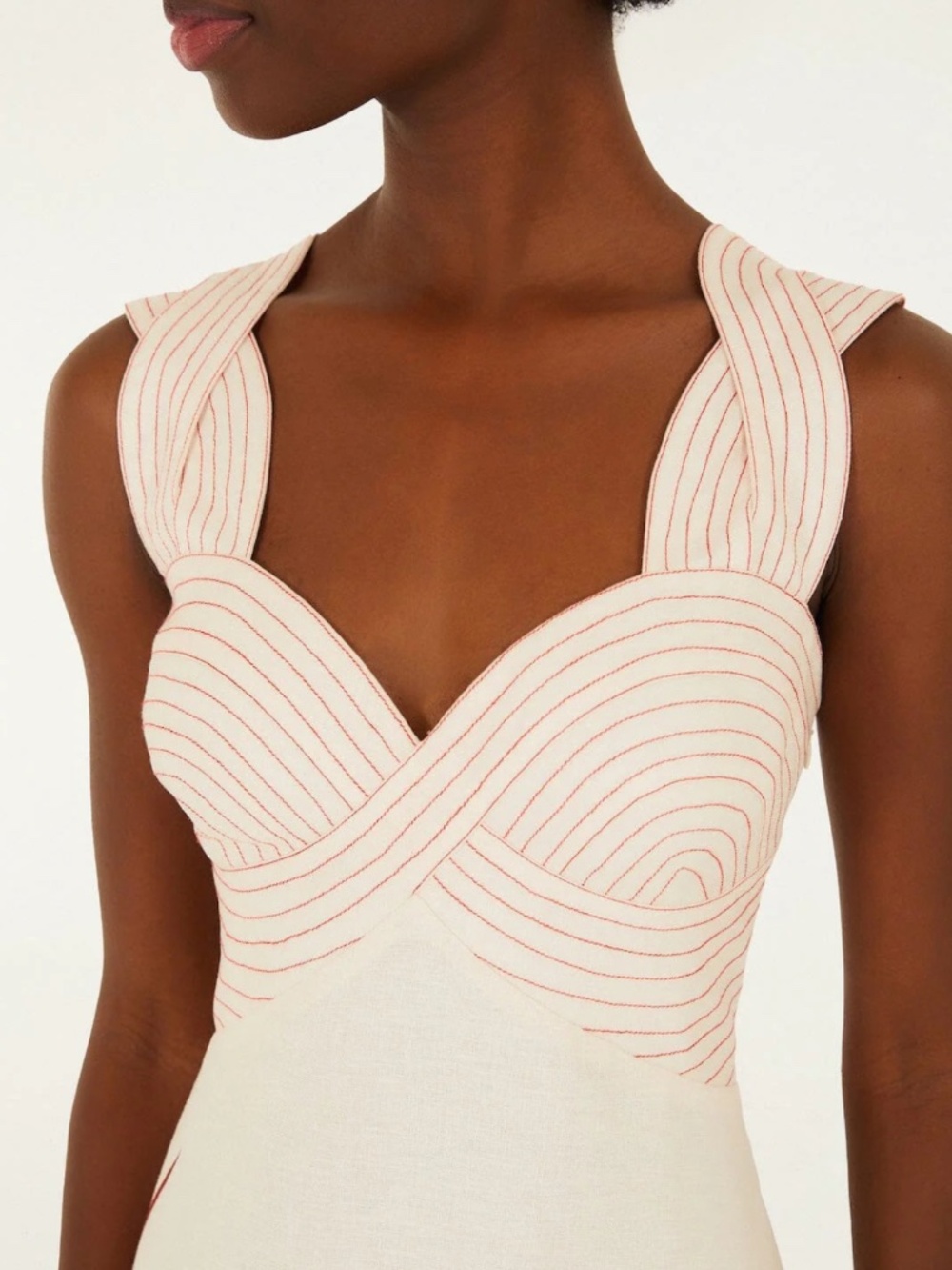 Strelitzia Sand Midi Dress - Picture 2 of 4